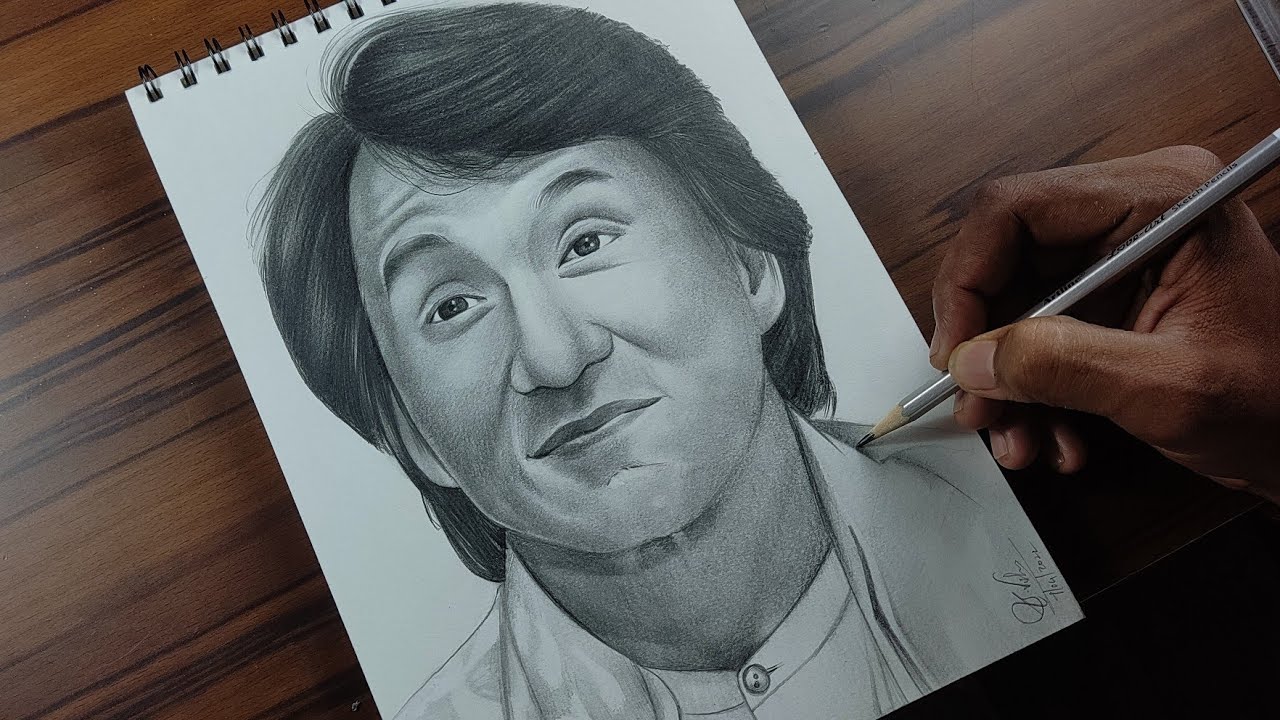 Jackie Chan Drawing by Blue Dragon on Dribbble