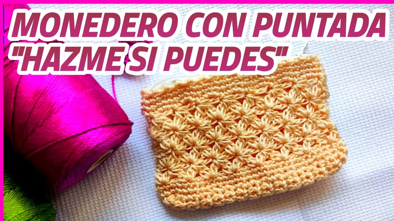 #cochet MONEDERO PUNTADA 