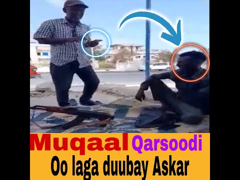 Muuqaal Qarsoodi ah oo laga duubay Koox  Askarta Somalia oo isbaara u dhiganayeso Aaba 60 jir ah