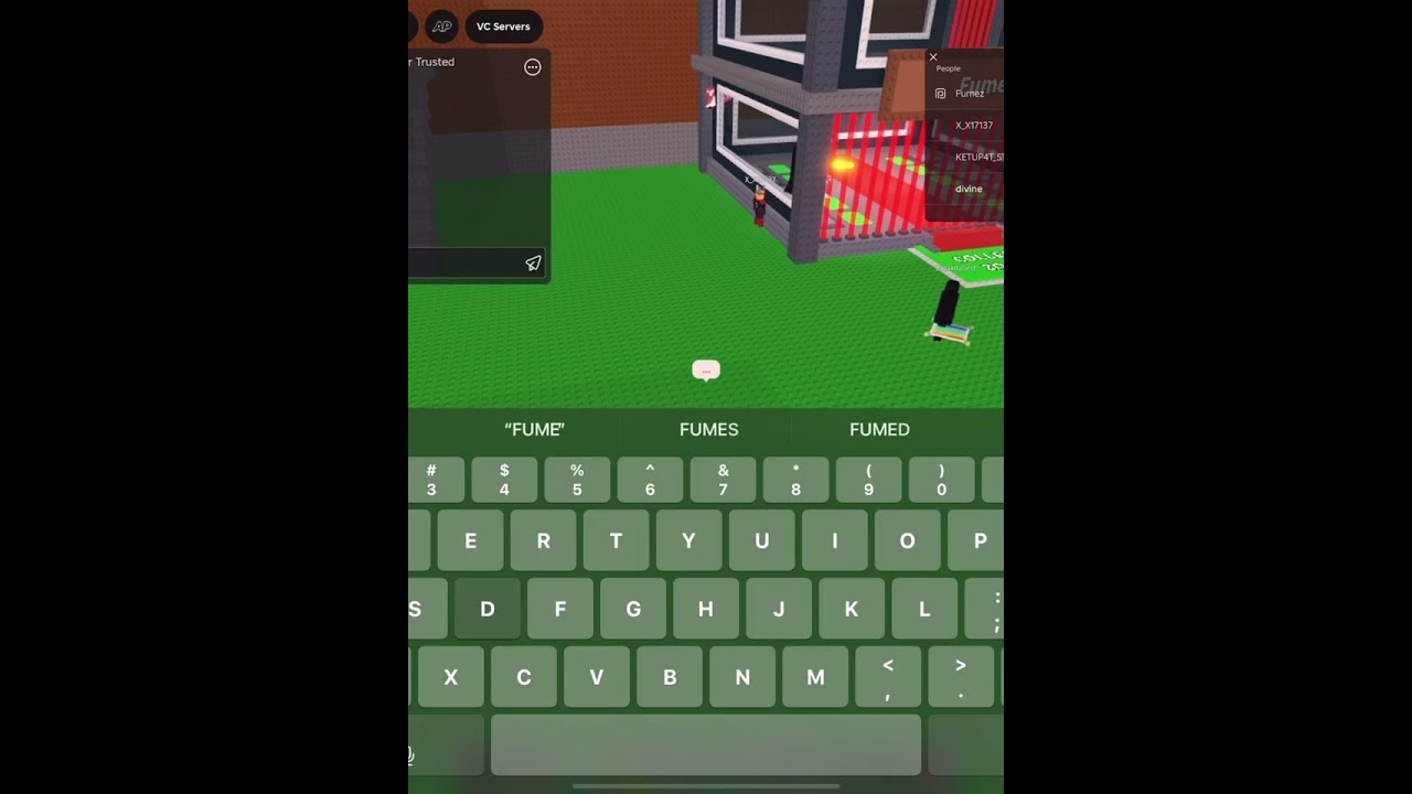 I saw a YouTuber in my server @fumezgaming 