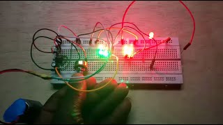 Dual LED Flasher Using NE555 Timer
