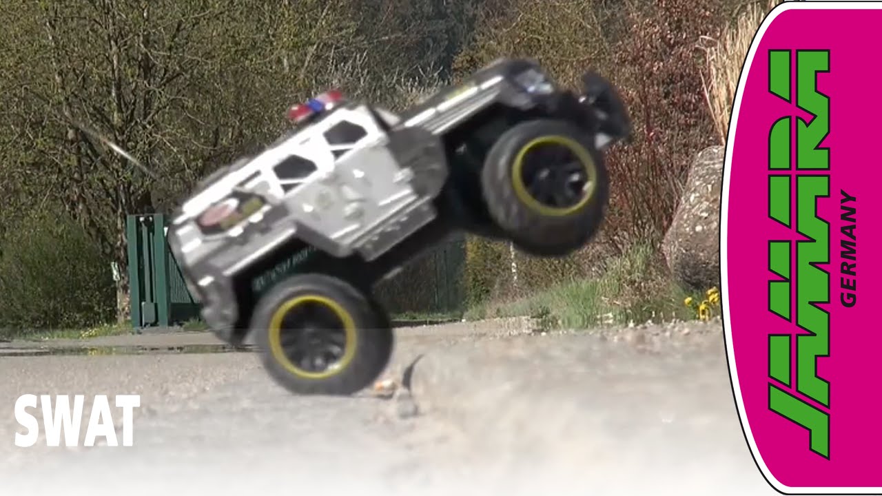 Jamara remote controlled S.W.A.T. utility vehicle - YouTube