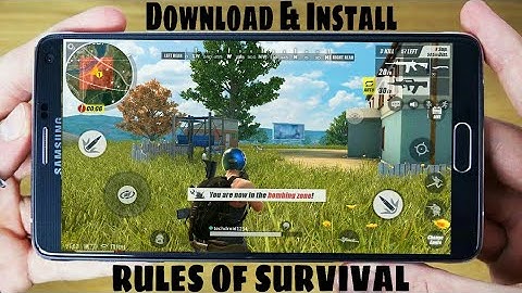 How to download & Install RULES OF SURVIVAL on any Android device