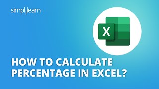 how to calculate percentage in excel | excel percentage formula | excel for freshers |simplilearn