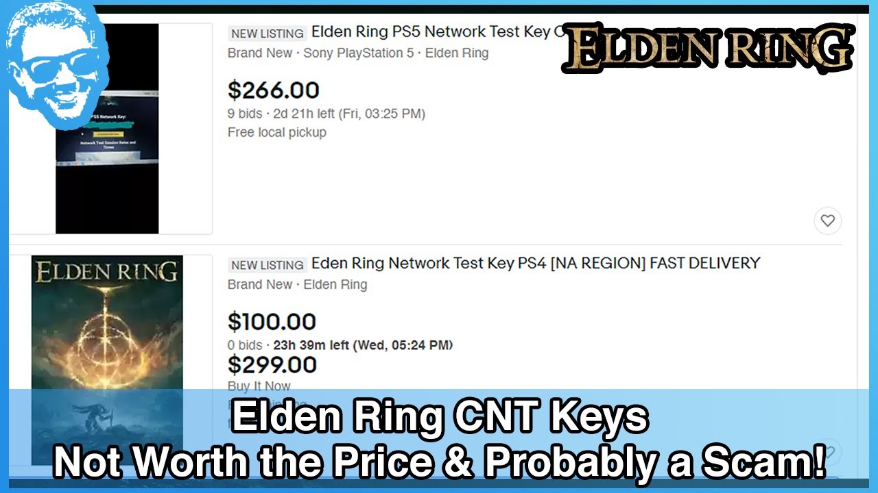 Elden Ring CNT Keys For Auction - DO NOT BUY THEM!!!