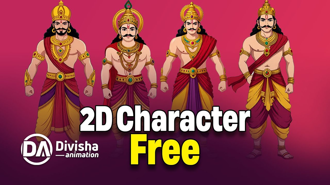 How to Download Free King Characters for 2D Animation | Step-by-Step Guide