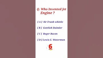 Inventions & Inventor General knowledge Questions and answers