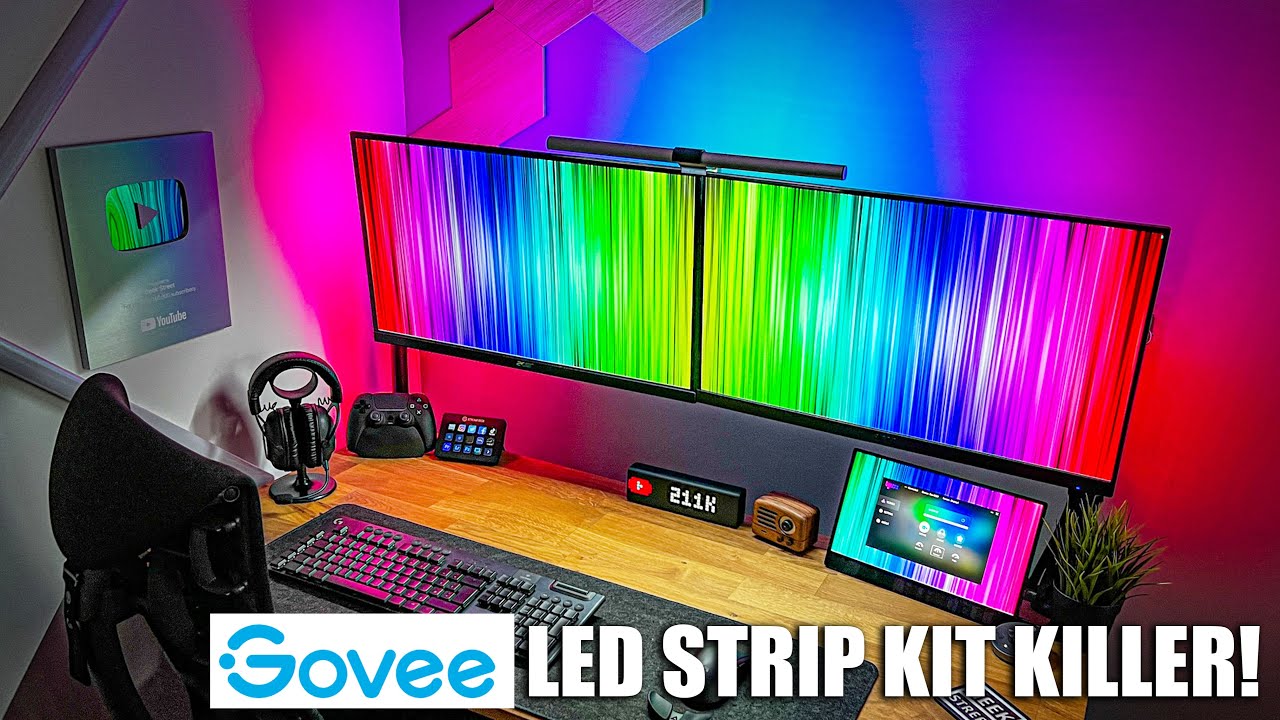 Govee LED STRIP KIT KILLER! | Lytmi Immersion Monitor Backlight Setup - YouTube