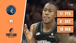 Ayo Dosunmu - 17 Points, 8 Assists, 10 Rebounds vs Trail Blazers - 2025-26 Regular Season