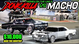 DONK KILLA VS MACHO $10,000 DONK SHOOTOUT | Fight Breaks Out! + Big Herc vs Turbo Mustang  Race 2023