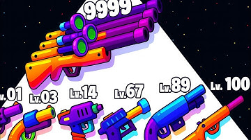 Merge Gun Run 3D - Level Up Gun Max Level Gameplay