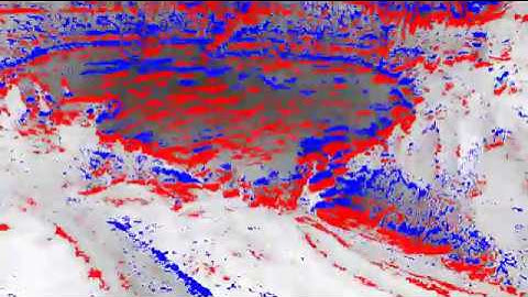 DAVIS Camera Simulation in Artificial Mountain Landscape