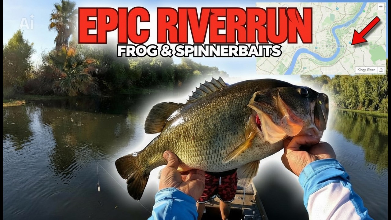 River fishing for bass, what works for me.
