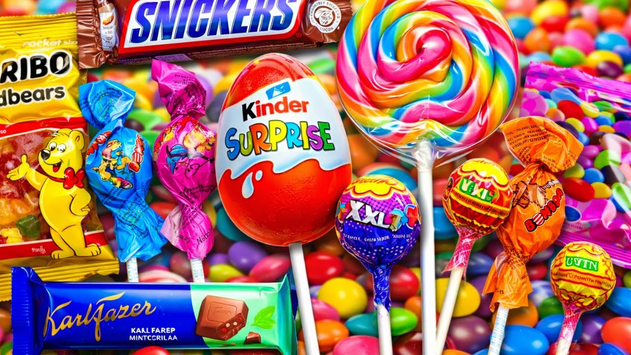 😋Yummy Kinder Surprise Chocolate || Very Yummy Kinder || A Lot of Candy ASMR