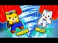 ENTRO IN UN TORNADO GIGANTE SU WOBBLY LIFE CON DRCAT! LA MISSIONE PIÃ™ PERICOLOSA DEL MONDO! *EPICO*