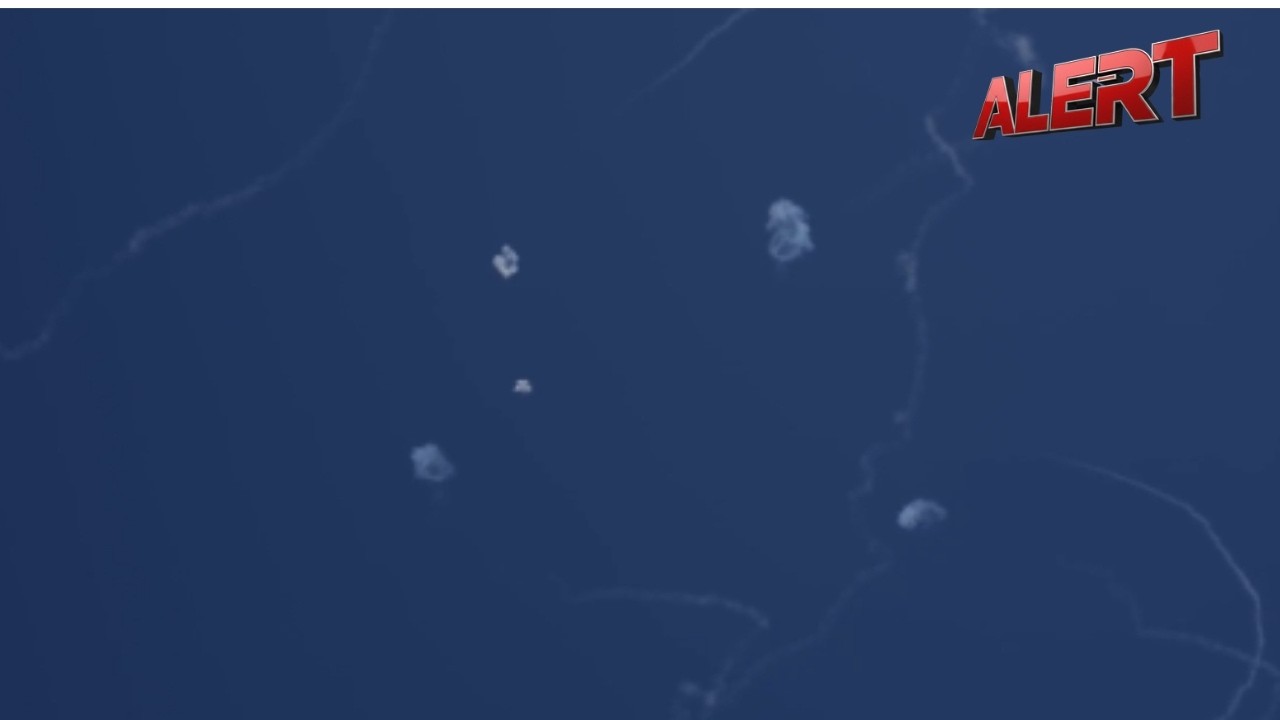 Missile Barrage Over Tel Aviv Intercepted by Israeli Air Defences | ALERT News