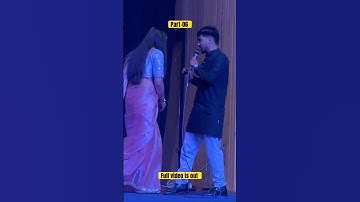 fun at Freshers Party | #anchoring #shorts #freshers #party #2024