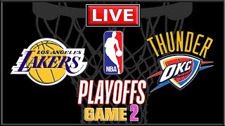 NBA Live! THUNDER vs LAKERS | Los Angeles vs Oklahoma City | NBA Playoffs | Game 2 | NBA 2K26