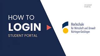 How to Login to Nürtingen-Geislingen University (HfWU) Portal 2026 | Student Sign In Guide