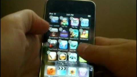 How to move and delete unwanted apps on an iPod Touch