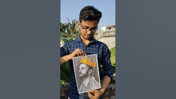 King 👑 Virat Kohli Drawing ✍️❤️‍🩹🔥 Virat Kohli Crown #shorts #viratkohlisketch  #cricket #rcb #mi