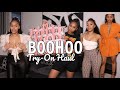 HUGE CLOTHING TRY-ON HAUL! BOOHOO TRENDY SPRING HAUL | Dana Alexia