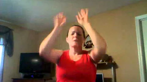 Tonya signing Holy Spirit Rain Down