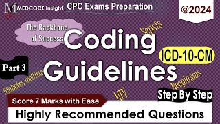 Coding guidelines questions for CPC exam Part 3