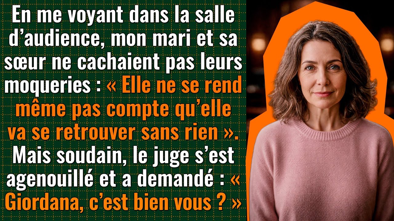 Le juge s’est agenouillé devant la femme dont le mari et sa sœur se moquaient – la salle est restée…
