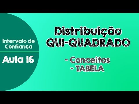 Vídeo: Qual é a média da distribuição do qui quadrado?