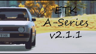 ETK A-Series v2.1.1 mod Build quality TEST - BeamNG.drive
