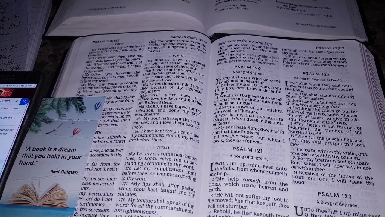ASMR BIBLE READING - PSALM 121 - YouTube
