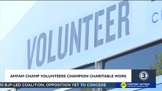 Volunteers help AmFam Champ tee off without a hitch