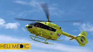 Hems Croatia Elifriulia - Airbus Helicopters H145 Landing - Split Firule Hospital Helipad