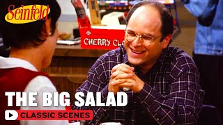 George Pays For Lunch | The Big Salad | Seinfeld