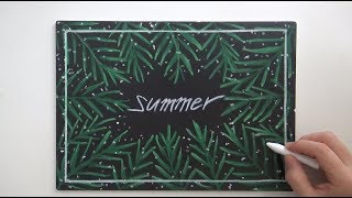 ちょっとおしゃれなキットパスでチョークアート（chalkart from Japan)