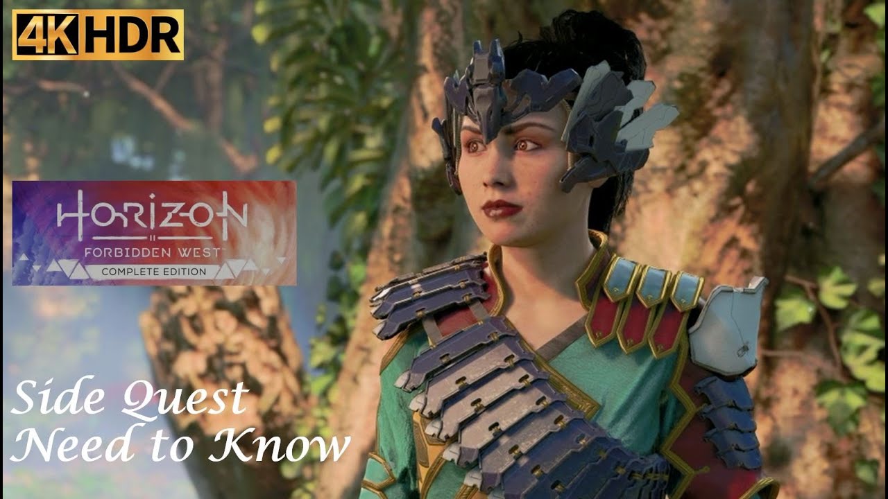 Horizon Forbidden West - Side Quest - Need to Know - Gameplay Walkthrough (4K-UHD HDR)