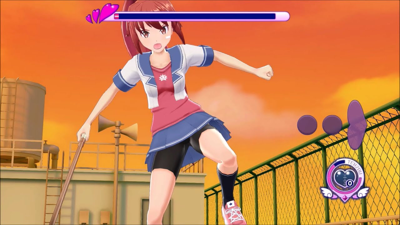 火吹晶ちゃんのどかどか踏み付け攻撃【ぎゃる☆がん りたーんず】