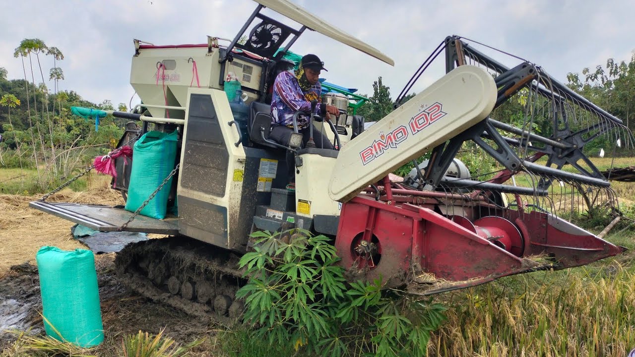Susah belok dan menikung curam ‼️kombi sawah beraksi dilahan terasiring