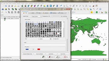 QGIS-Styling layers through properties dialog box