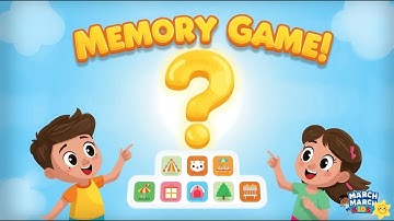 Memory Game for Kids | Fun Picture Quiz