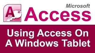 Celebrity Using Microsoft Access on Windows Tablet Profile