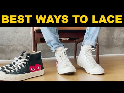 BEST WAYS TO LACE HIGH TOP CONVERSE | CDG