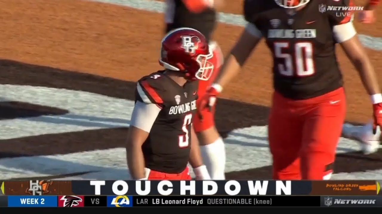 Bowling Green WR Odieu Hiliare Unreal TD Catch vs Marshall 2022