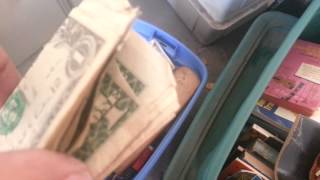 Storage unit #1 and #2 'found money'