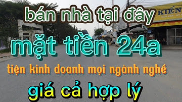 bán lô đất tặng căn nhà trên mặt tiền đường 24a kdc tân đức | đức hòa |shr