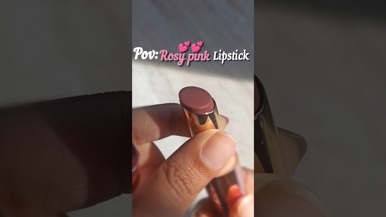 Rosy pink nude lipstick 💕 under ₹300 Lakme 9 to 5 primer matte lipstick 💄 