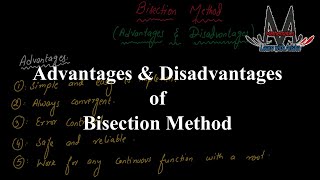 Pros & Cons of Bisection Method | Easy Explanation with Examples