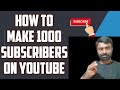subscribe increase fast🔥how to gain 1000 subscribers on youtube fast #1000subscriber#1ksubscribers