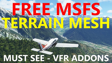 MSFS | FREE High Res Swiss DEM Add-On Scenery Terrain Mesh - Perfect for Incredible VFR!